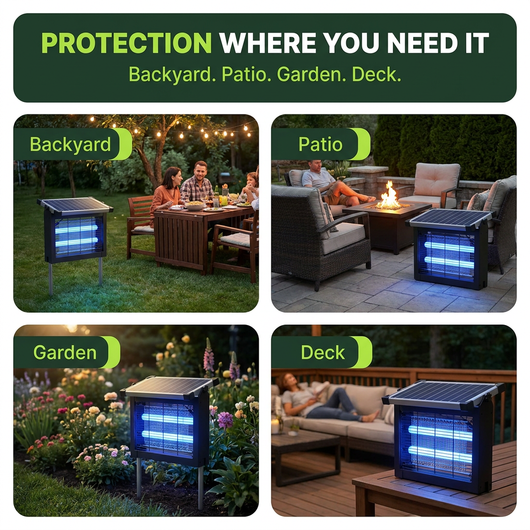 SolarZap™ Outdoor Bug Zapper